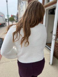 Allie Cross Sweater