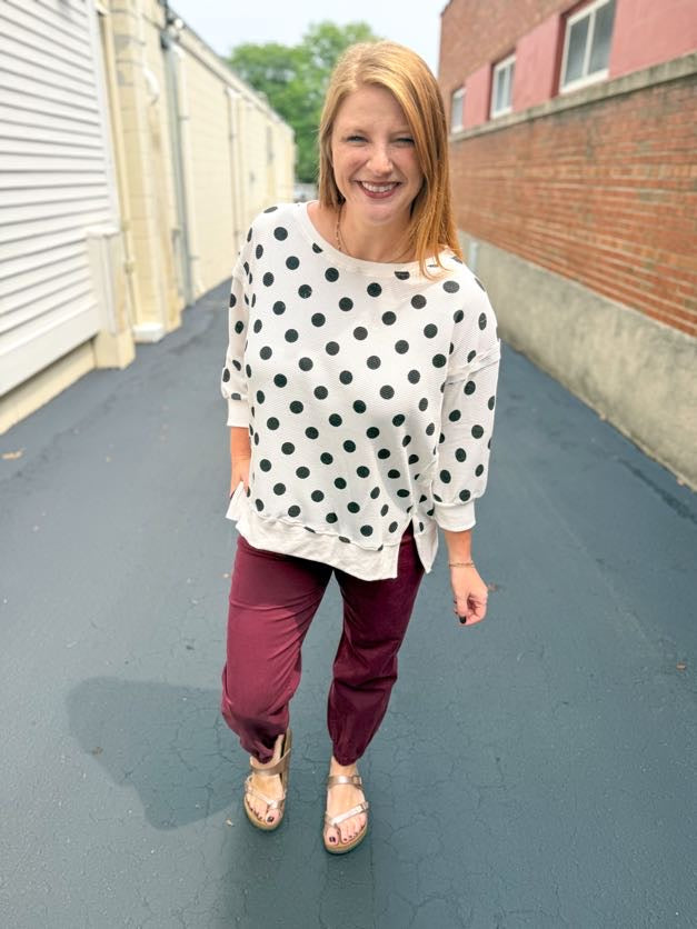 Ivory Dot Top