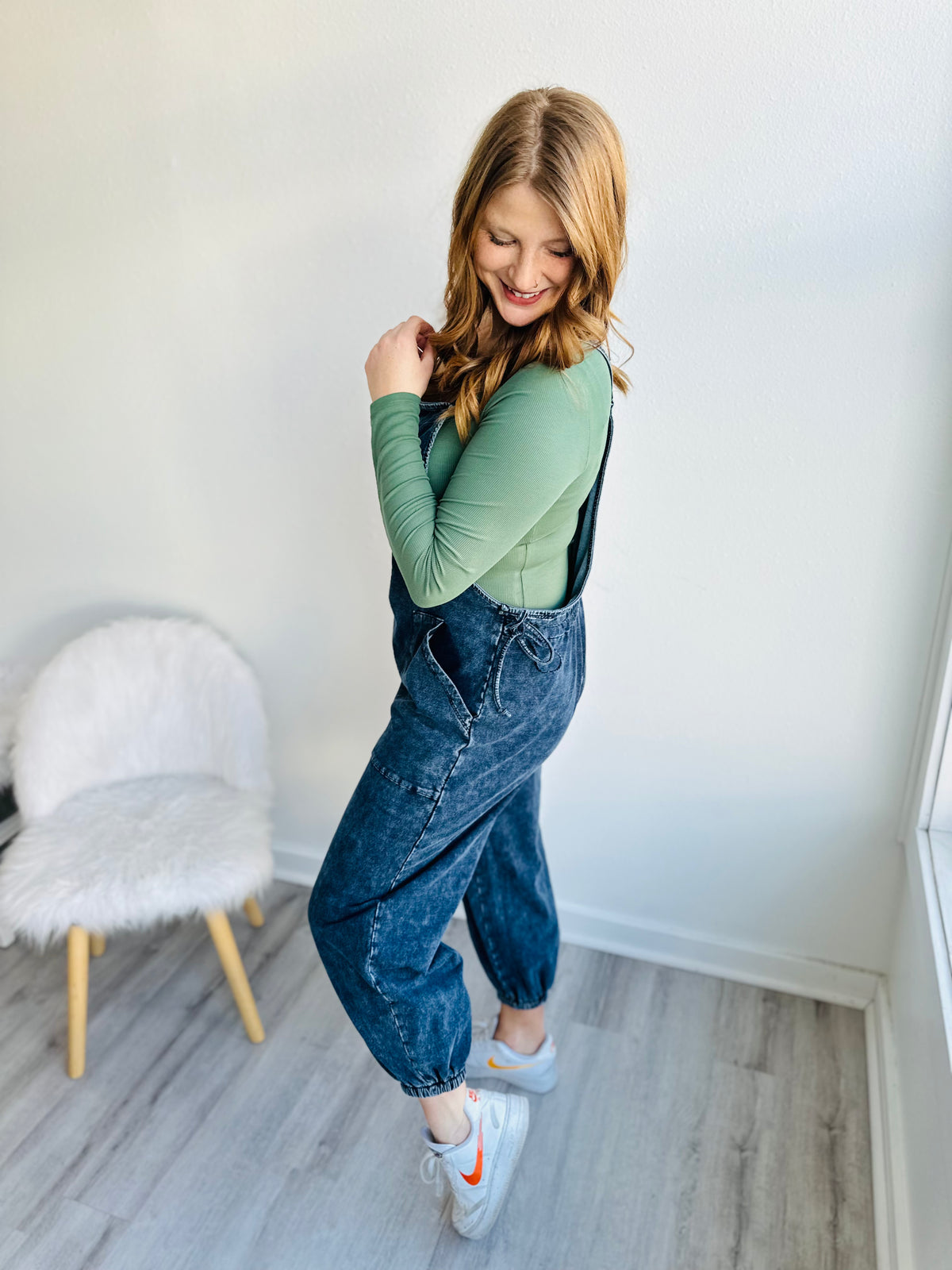 Meredith Denim Cotton Overalls