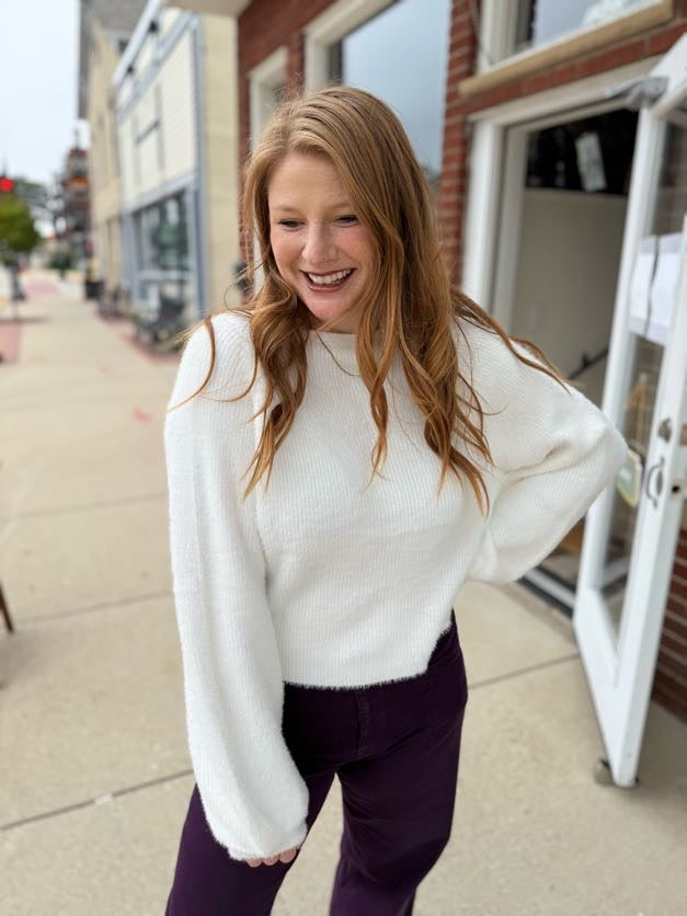 Allie Cross Sweater