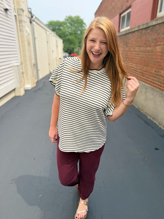Sloane Stripe Top