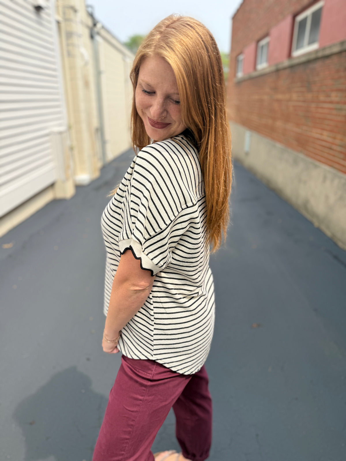 Sloane Stripe Top
