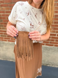 Fringe River Leather Bag