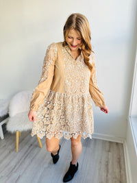 Emily Embroidered Lace Dress