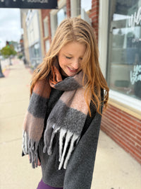 Autumn Cozy Oversize Scarf