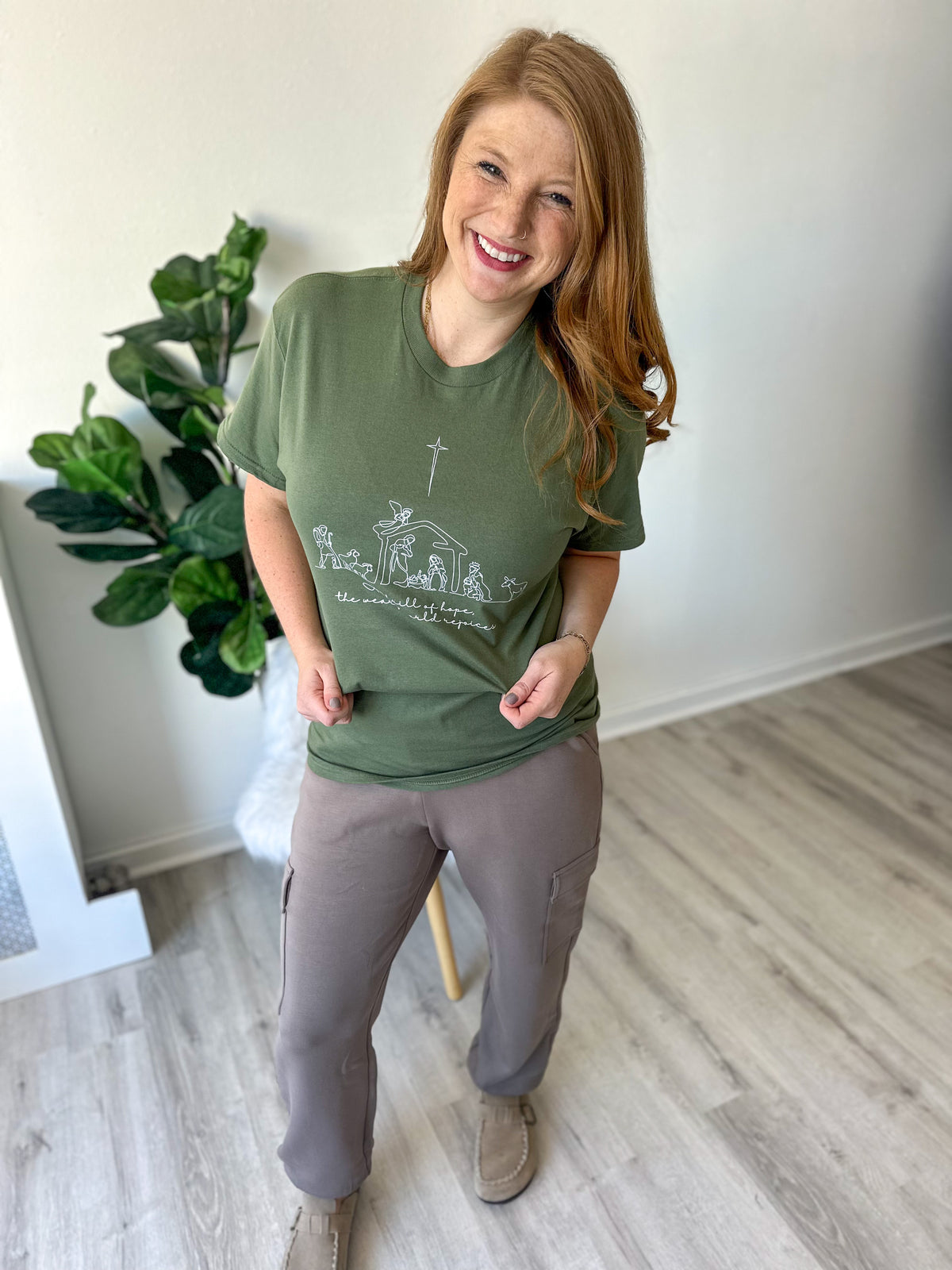 A Thrill of Hope Nativity Graphic Tee