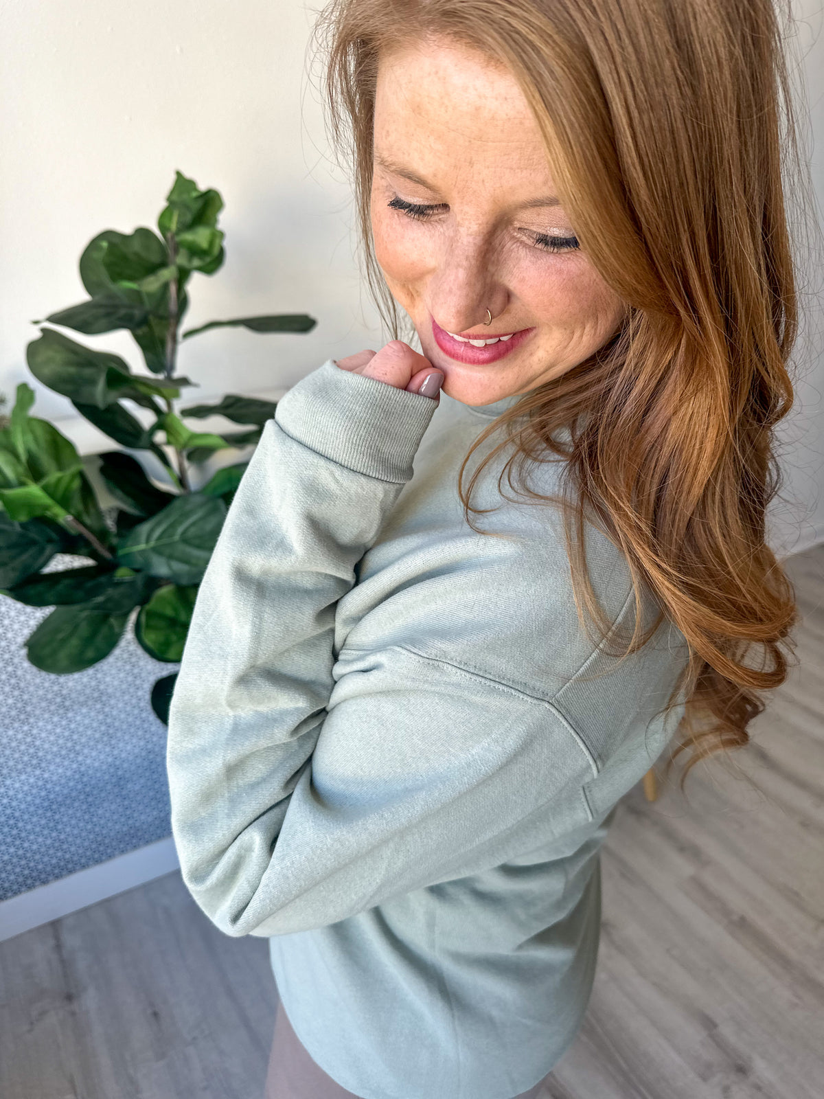 Faith Over Fear Embroidered Crewneck