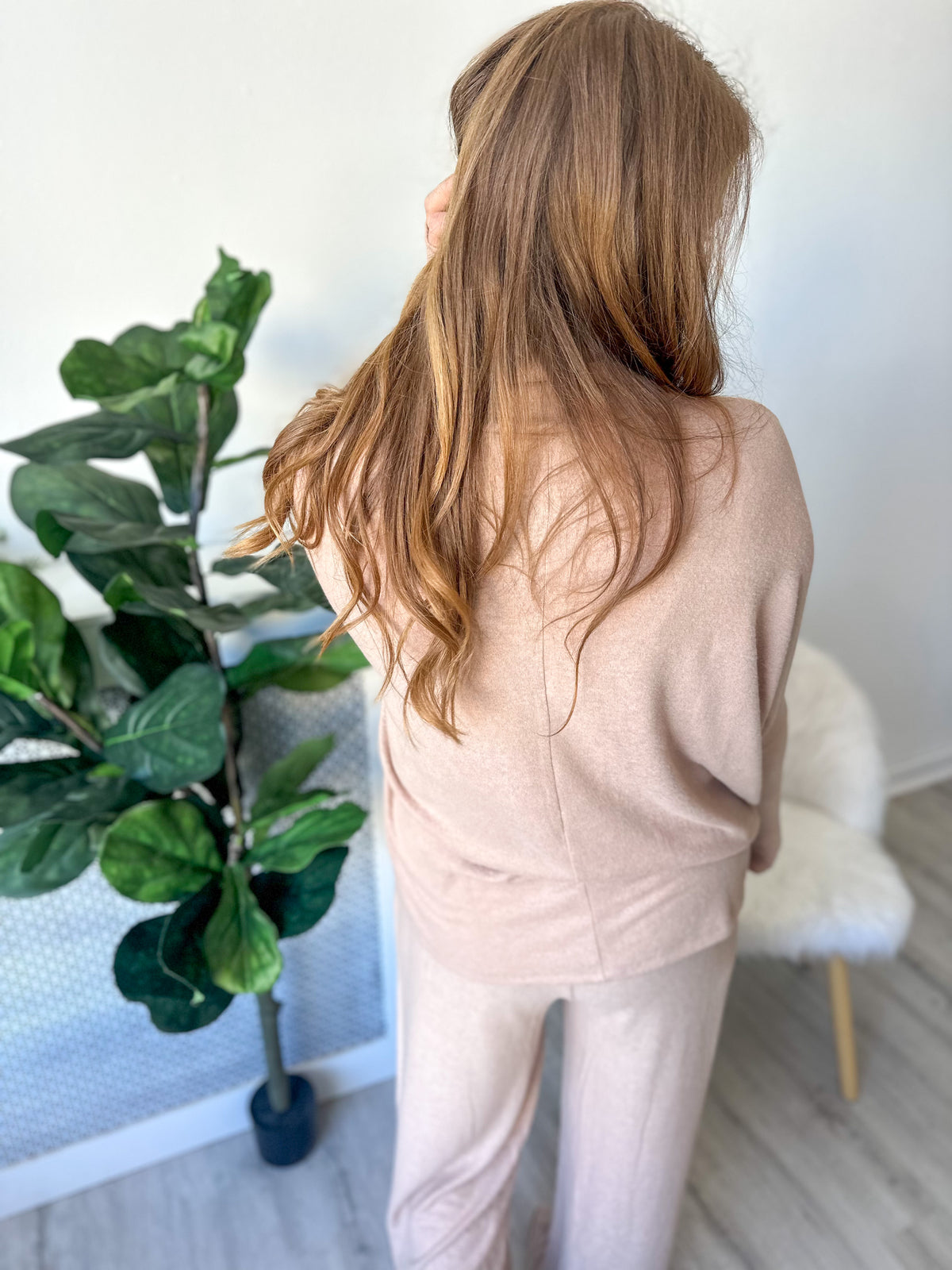 Taupe Dream Turtleneck Pullover