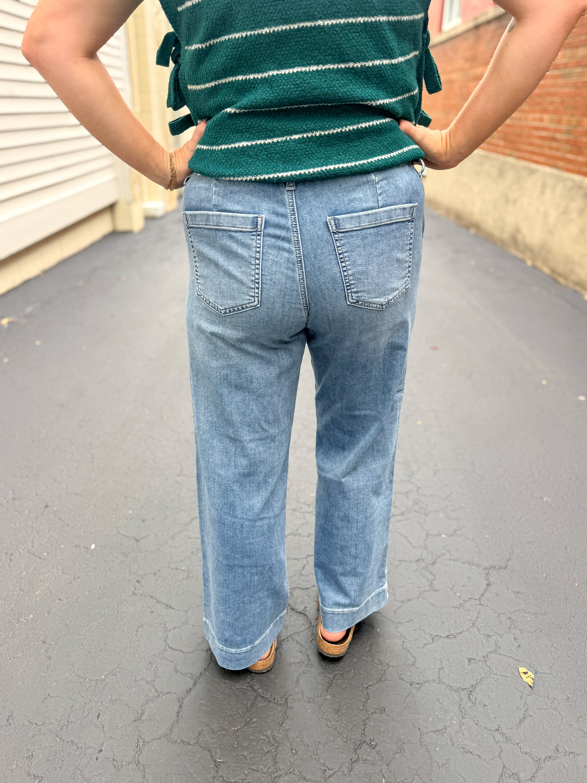 Weston Pull On Drawstring Jeans