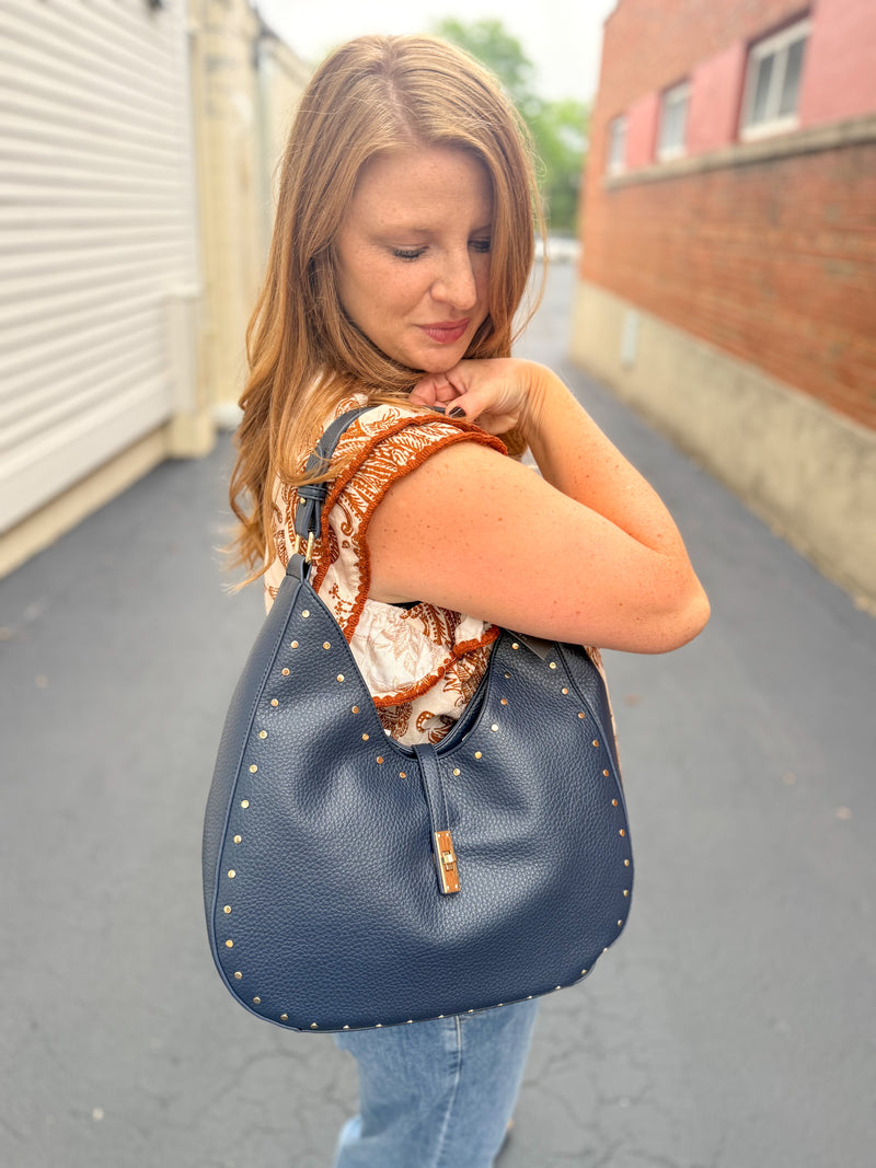 Midnight Hobo Bag