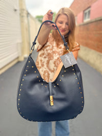 Midnight Hobo Bag