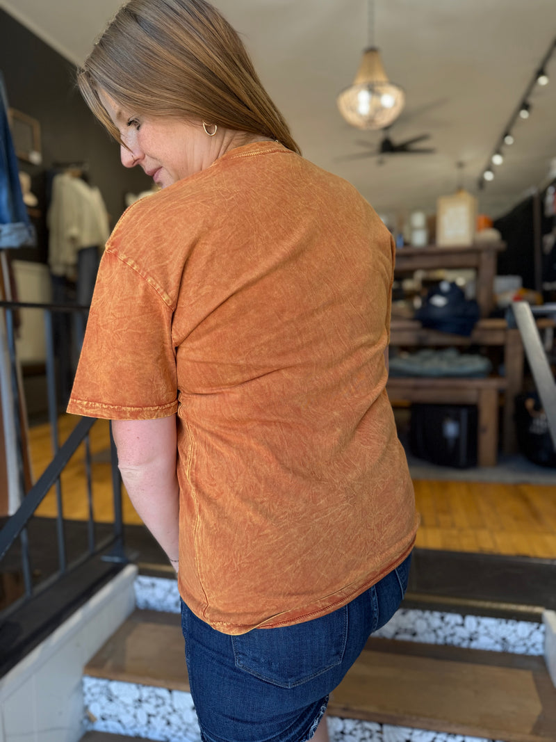 Game Day Pennant Tee - Orange