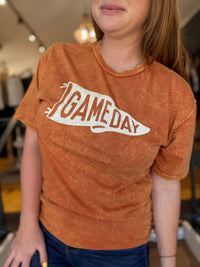 Game Day Pennant Tee - Orange