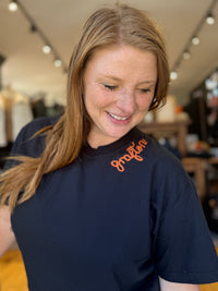 Grafton Embroider Neckline Tee