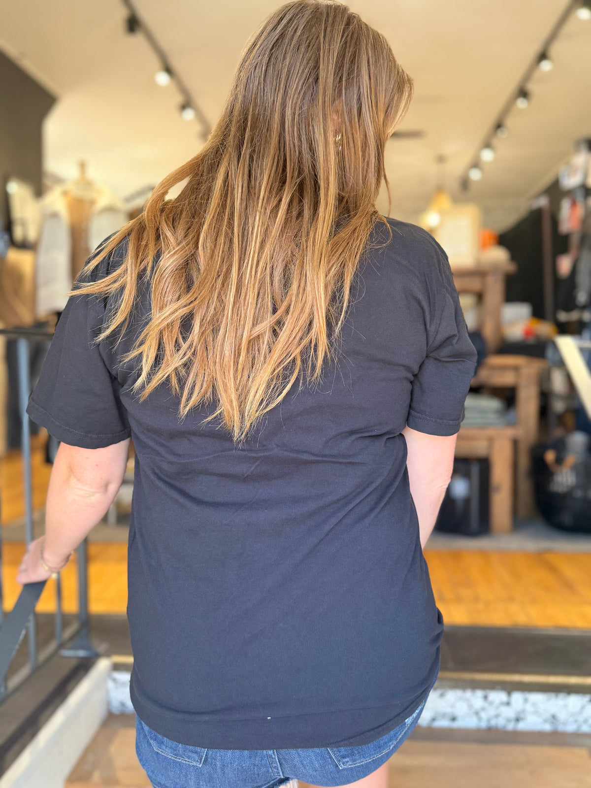 Grafton Embroidered Center Tee