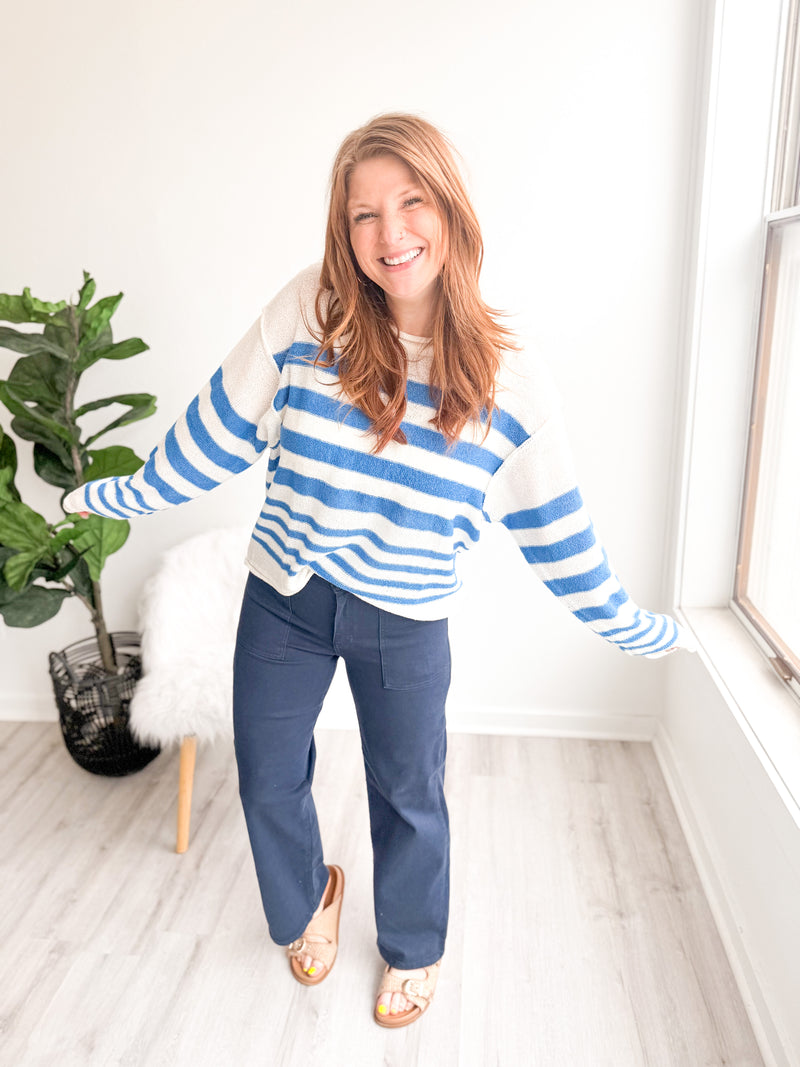 Navy Relaxed Pocket Jeans