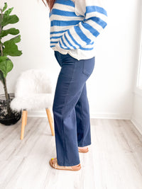 Navy Relaxed Pocket Jeans