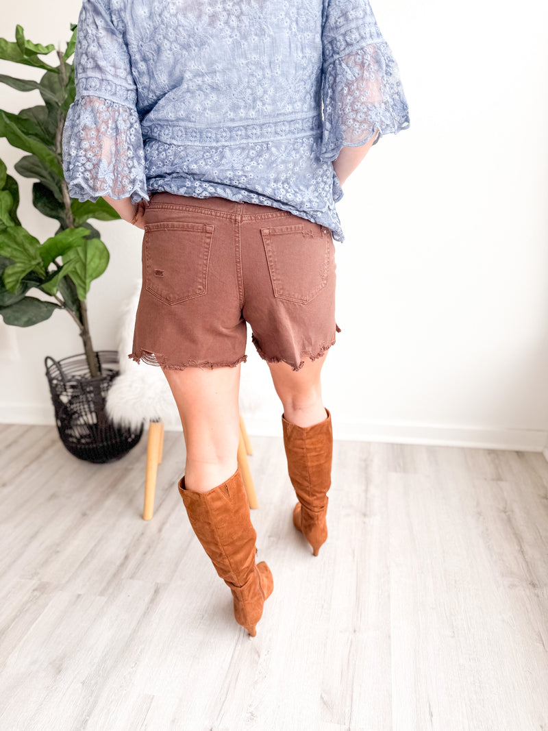 Espresso Luxe Shorts