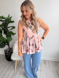 Blushing Garden Top