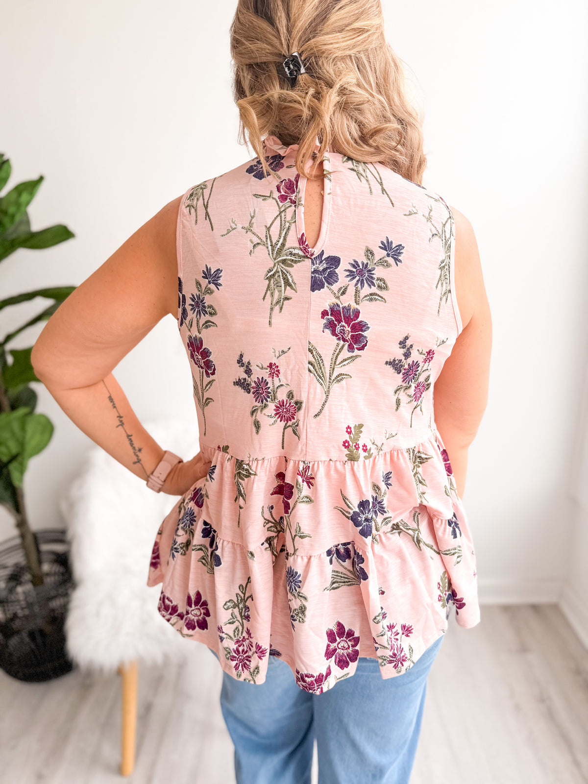 Blushing Garden Top