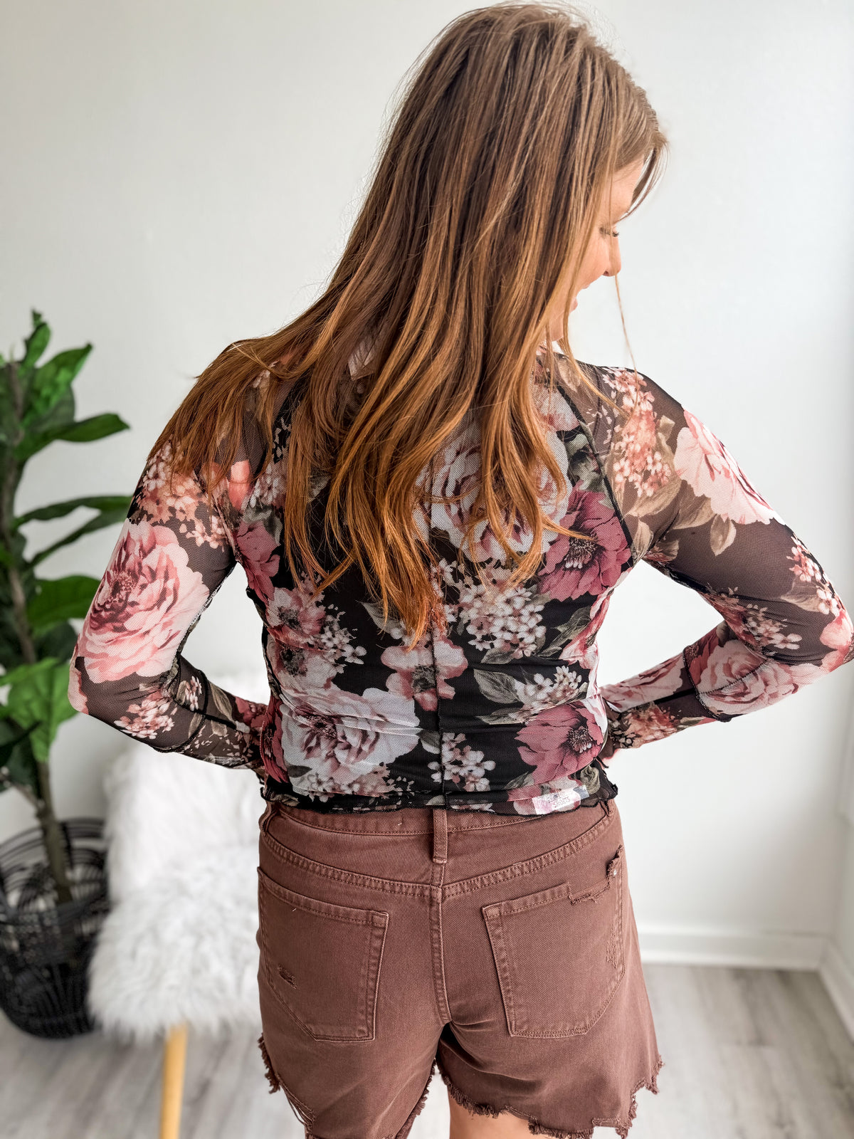 Sheer Romance Floral Top
