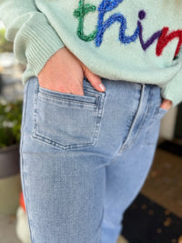 Front Pocket Judy Blue Flare Jeans