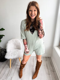 Sage Breeze Romper
