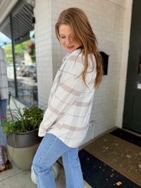 Light Tan Dream Shacket