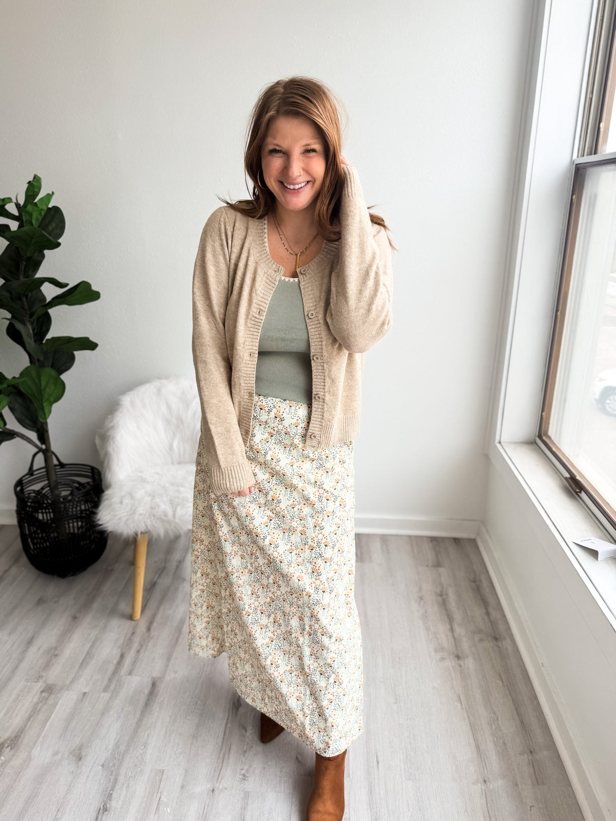 Willow Scallop Knit Tank