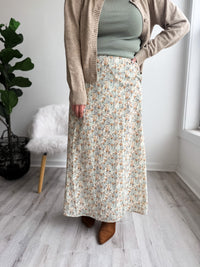 Lemon Leaf Slip Skirt