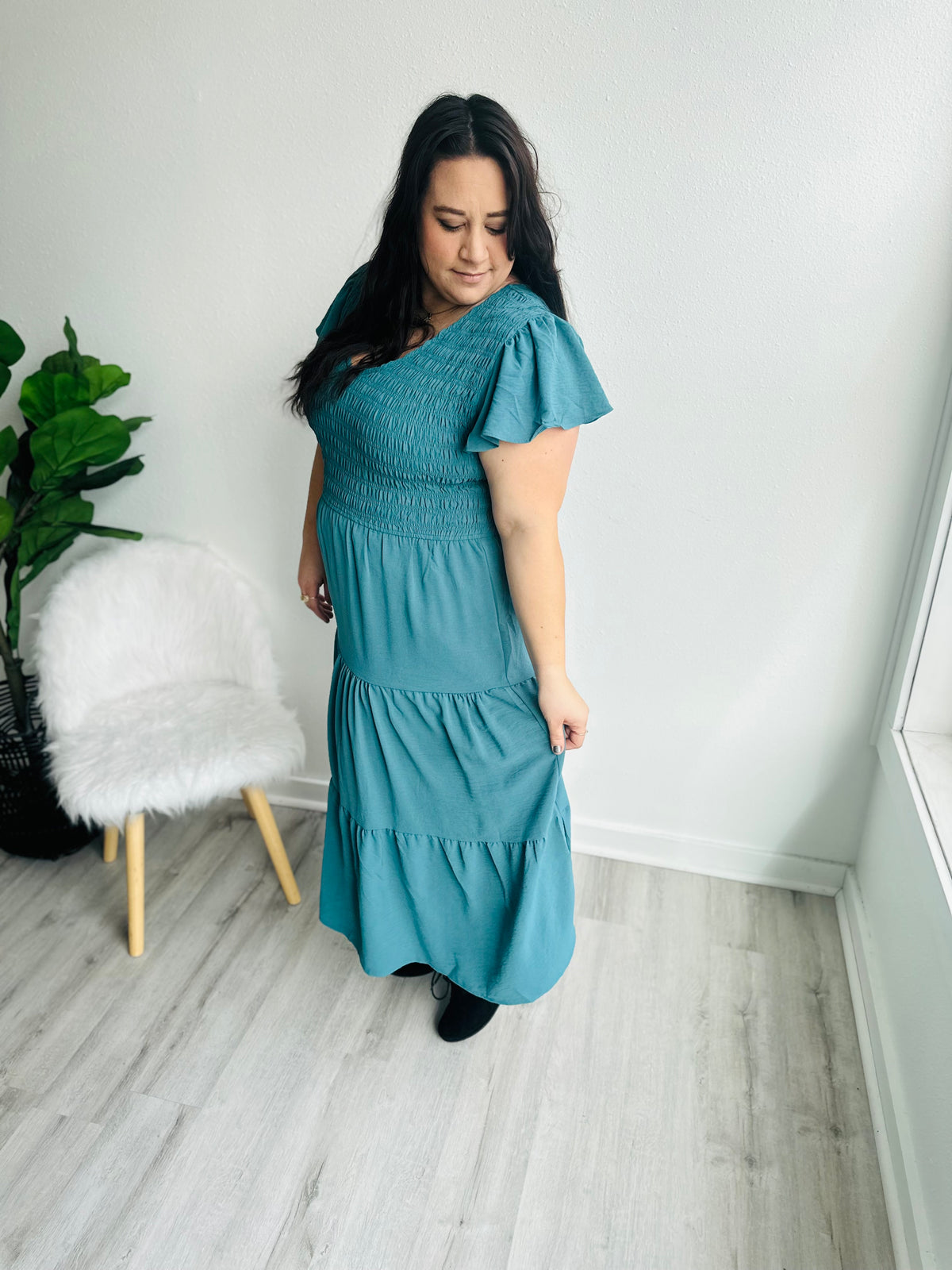 Lily Teal Dress