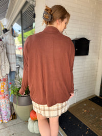 Simple Turtleneck - Dusty Espresso