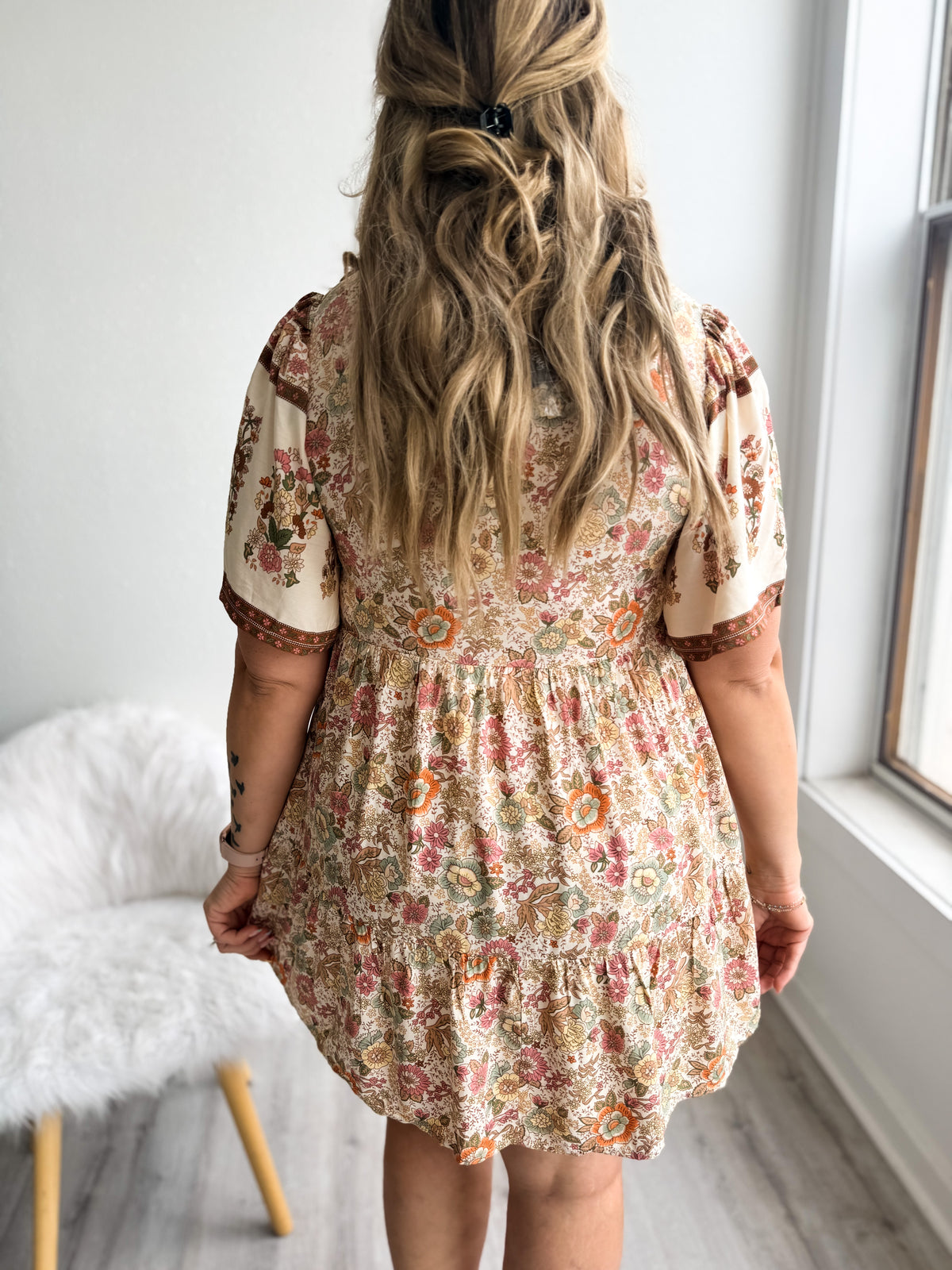 Boho Meadow Floral Dress