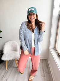 Desert Rose Gauze Joggers