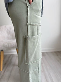 Sage Cozy Cargo Pant