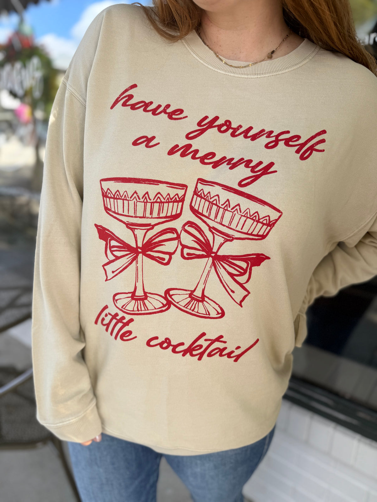 Merry Little Cocktail Sweatshirt