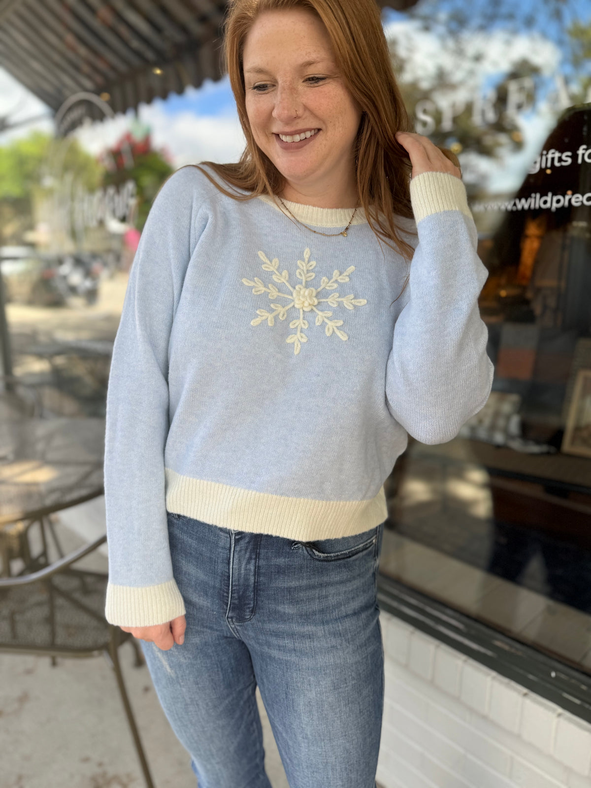 Ice Snowflake Sweater