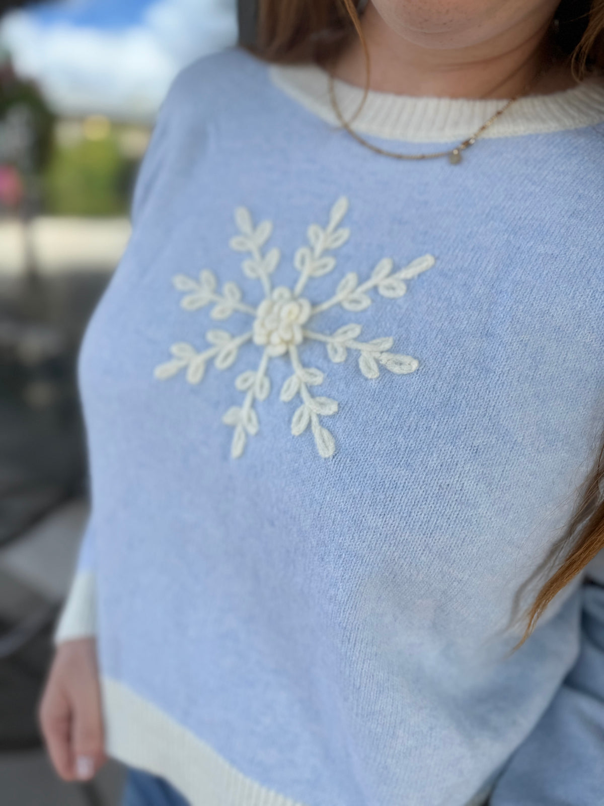Ice Snowflake Sweater