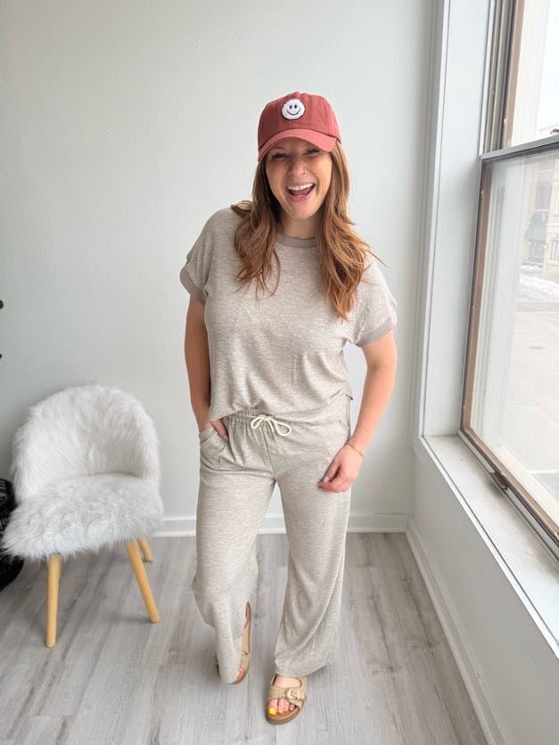 Taupe Essentials Knit Top