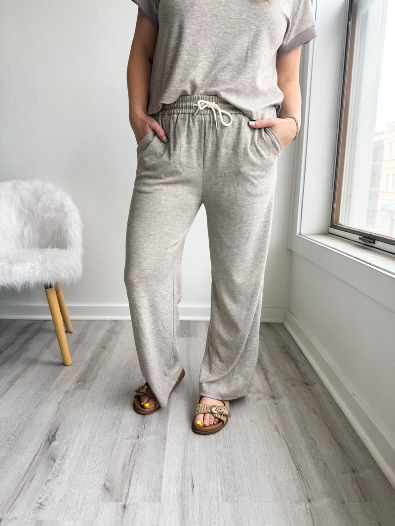 Taupe Essentials Knit Pant