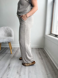 Taupe Essentials Knit Pant