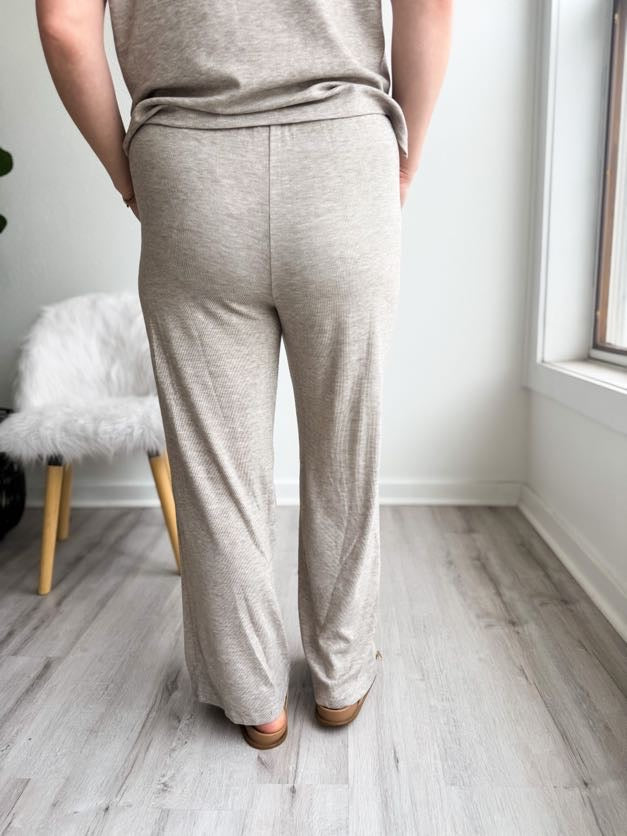 Taupe Essentials Knit Pant