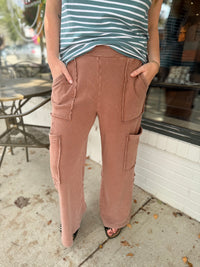 Cozy Cargo Relaxed Pant - Chestnut