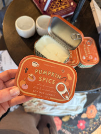 Pumpkin Spice Tin Candle-4.5 Oz