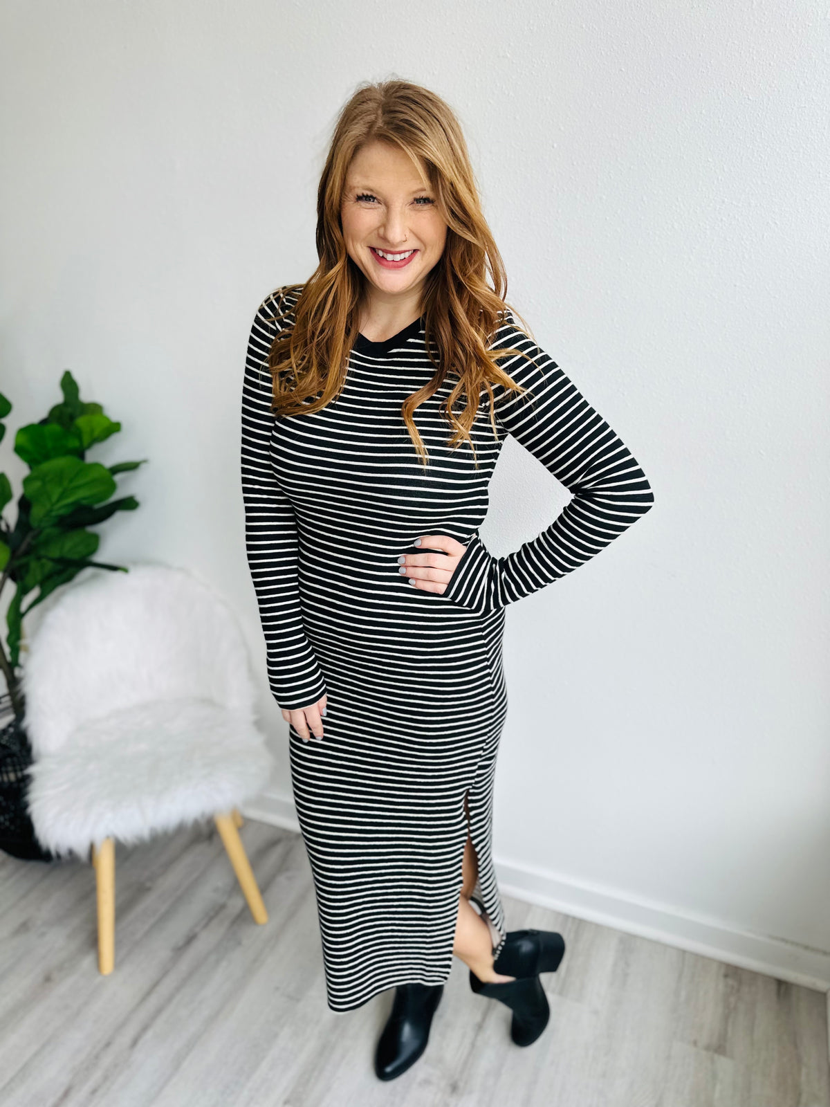 Stripe & Stroll Dress