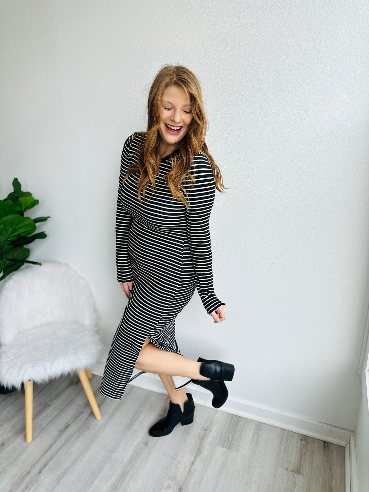 Stripe & Stroll Dress