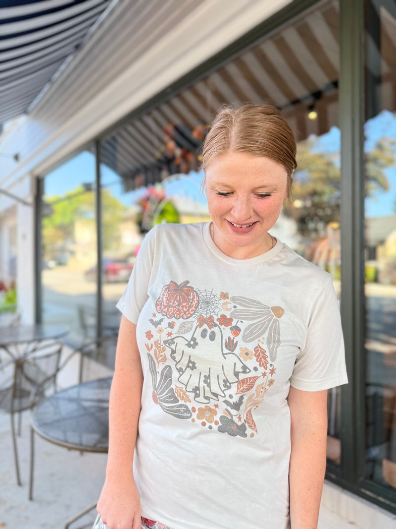 Boo Floral Ghost Tee