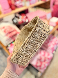 LARGE Woven Heart Basket