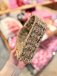 SMALL Woven Heart Basket