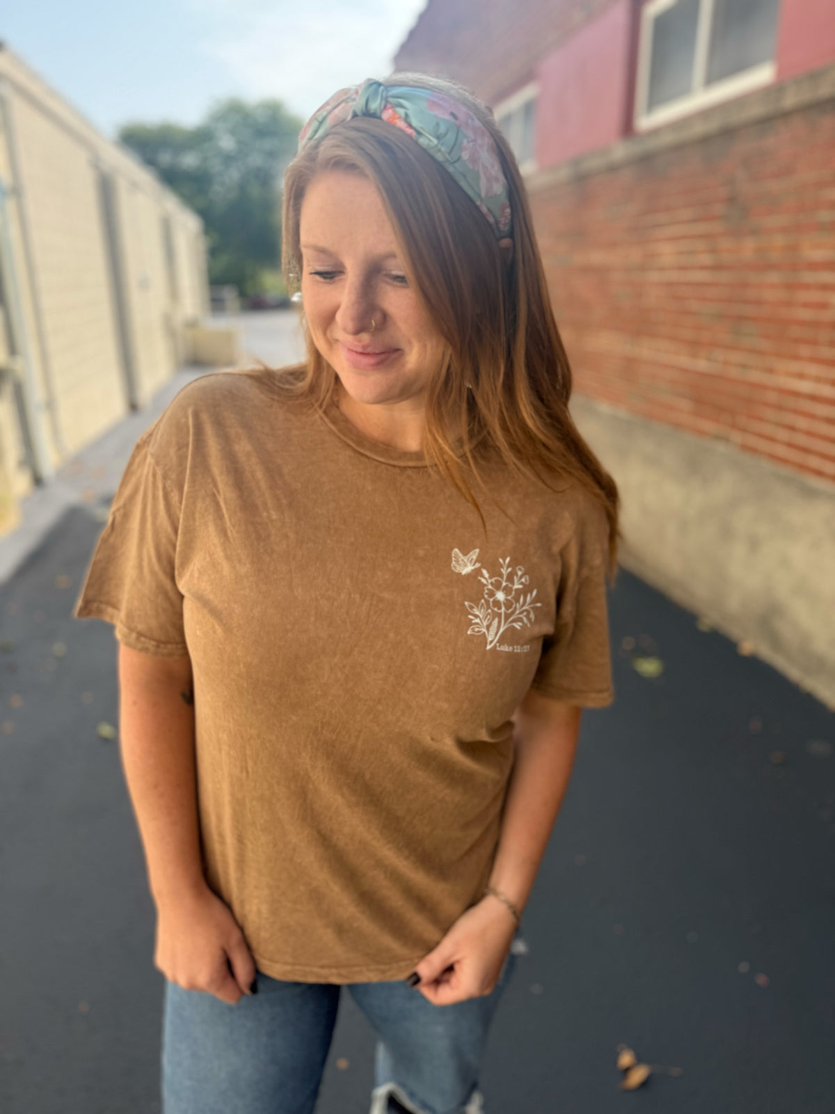 Consider How Wildflower Graphic Top
